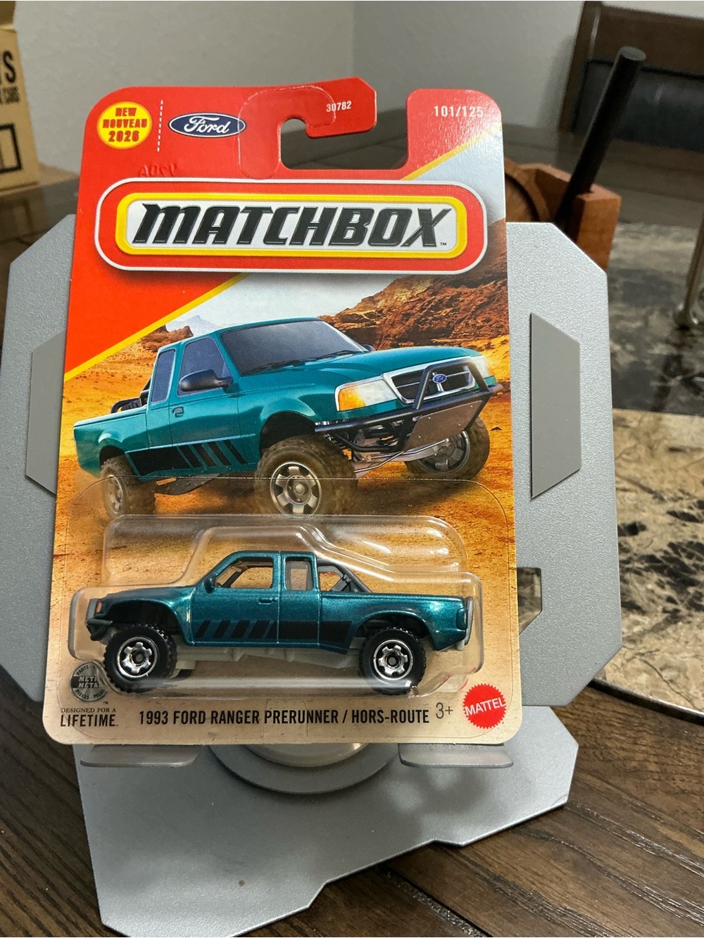 Matchbox 1993 Ford Ranger PreRunner Toy Truck - Teal & Black